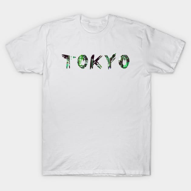 Sci Fi Tokyo City T-Shirt by FRD ArtDesign